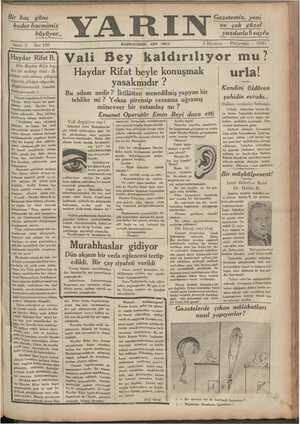 Yarın Gazetesi 5 Haziran 1930 kapağı