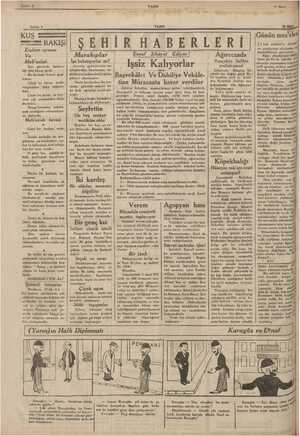    v ,. Sahife 6 i e YARIN Ka L A l 17 Mart —— — - —: aa Mi SA BĞ Şi * gaç ÖT U — ERÜü l Ha ll M <e l 4 — Sahife 2 z YARIN —ai