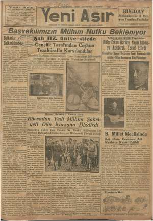Yeni Asır Gazetesi 2 Temmuz 1934 kapağı
