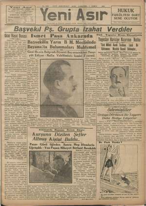 Yeni Asır Gazetesi 4 Temmuz 1934 kapağı