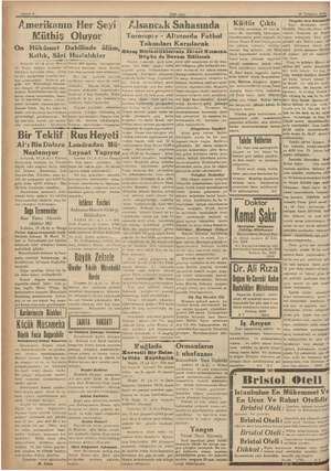    Sahife 6 Yeni Asır 20 Temmuz 1934 Amerikanın Her Şeyi | Z.lsancak Sahasında | Kültür Çıktı | dye einen meni Kültür mecmuası