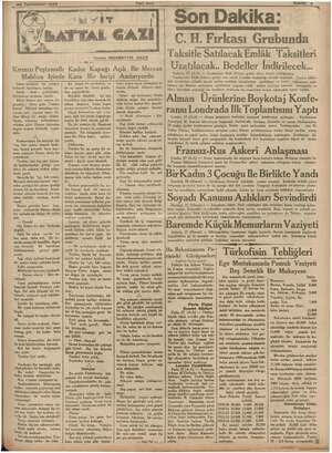    26 Teşrinisani Ni 1934 Yeni A: Yazan: NIZAMETTİN NAZIF Ze yi Kırmızı Peştamallı Kadın Kapağı Açık Bir Mercan Mahfıza İçinde