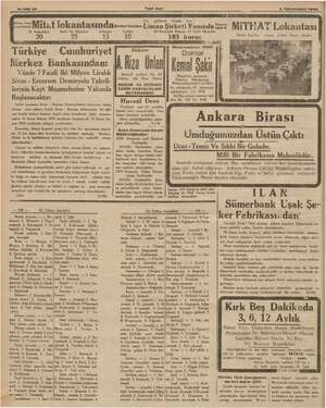    Et Yemekleri Balık 20 Iskaralar Yeni Asır /kilerini a Mite.t iyim alandan Liman Ve 4 Kânunusani 1935 MıTFHAT Lokantası...