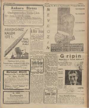    A Kânunisani 1935 Caat. siparişini Türkmen Ankara Birası Umduğumuzdan Üstün Çıktı Ucu” -Temiz Ve Sıhhi Bir Gıdadır. Milli