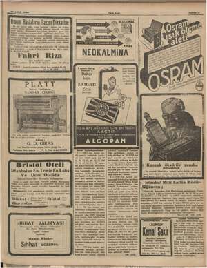    55 şunat 19358 Umum Hastaların X azar Dikkatine) —— e — İŞ n son sistem mi ,bağırsak, böbrek ve doğru- mere lüzüm...