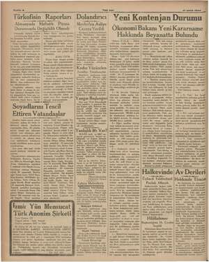    «dık Dağalt,, Hicaz inmlakat Söhiite s Yeni Asır 21 şunal 1935 Türkofisin Raporları Almanyada Haftalık Piyasa Durumunda...