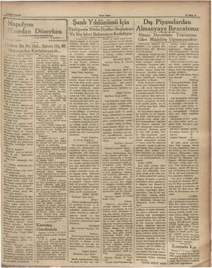    Heye Şadan Kurtulmıyacak... Mapolyon Zısırdan Dönerken — Lavalette'ın Anımları — 177777 PR hım Bu Ne Hal... İçimiz Hiç Mi