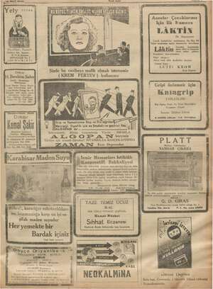  çı? Mart 1935 zi : Yeni Asir p — nn Yety ş Anneler Çocaklarınız İçin lik Kamaya LÂKTİN İle başlayınız Çocuk hastalıkları...