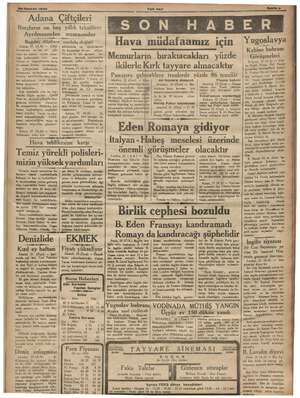  iz 44 © (,Az Haziran 1935 Adana Çiftçileri papa ii barçlarınm on beş; yıl Borçların on beş Ayrılmasından memnundur B ağdiğ