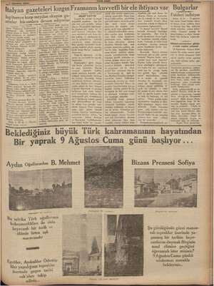     | | | çekle Ağustos 1935 İtalyan gazeteleri kızgın İngiltereye karşı meyda zeteler hücumlara devam -Başta inci, sahifede