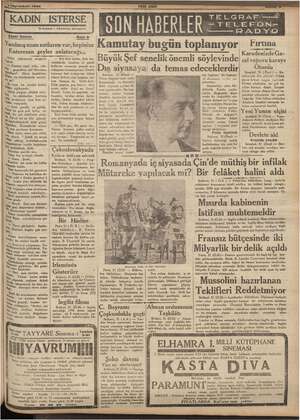       . faşrmısanı 1955. KADIN İSTERSE Yazan; Ftebia Bilsin TELGRAF — “> TELEFON» ie 4 e Edebi Roman Teneserenenana esere...