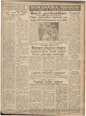    22 Teşrinisani 1935 | PARDAYANLAR | 202 Pekâlâ! YAZAN : Mişel Zevako Çocuk sağ. Bundan ana zarar ne olabilir? Rojiyeri...