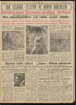    Sahile 10 YENİ ASIR eee 18 Kânunusani 1936 ANDYO HABERLERİ / SON TELGRAF - TELEFON VE miner Ren ker (Ö.R) tutarak müzakere