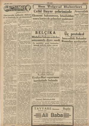    as mart 1936 İN ğe? çeviren: R. B. Ojeni merakla bekliyordu. Aleksan- dr ise Ka bir aşk âlemindeydi — Ister misin Kat; —