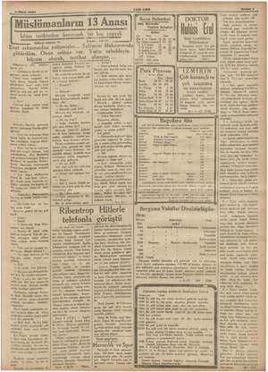    5 Nisan 1936 YENY ASIR Söhne 7 > m w Gayri menkul malların .. .. Borsa Haberleri | DOKTOR artırma ilânı madde 126 Musluman