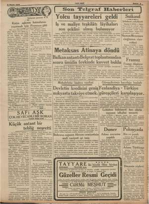   18 Mayıs 1936 leeye pisi R. B Katya aşkının hatıralarını yaşatmak için nesi Martının 25 inci giymişlerdi. Demir p maklıklı