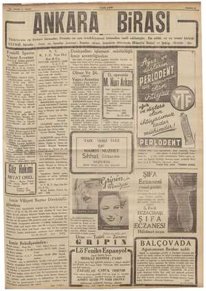  19 Hâziran is Mazirin 1936 ULUSAL biradır. Fratelli Sperco apur Acentası ROYALE NEERLANDAJS b m» a limanları için yük caktır,