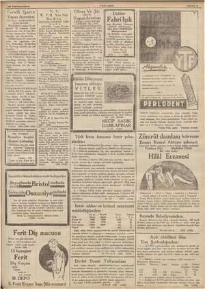      29 Temmuz 1936 Fartelli Sperco Vapur Acentası ROYALE NEERLA KUMPANYASI VULCANUS yapar 13 tem- kadi , gelip (| bir e İçi e