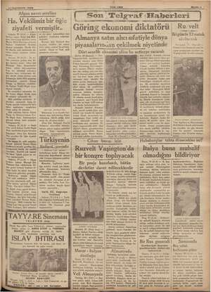    zı feşrmievaı 1938 Ankara, 29 (A.A) — Afgan harbiye nazırı ai Şah Mah- Mud Han bugün den sonra Büyük Millet Mecisine...
