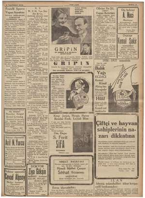    6 Teşrinisani 1936 Fratelli Sperco Vapur Acentası ROYALE NEERLANDA!S ; KUMPANYASI 3 MNON . vapuru el- yevm limanımızda olub