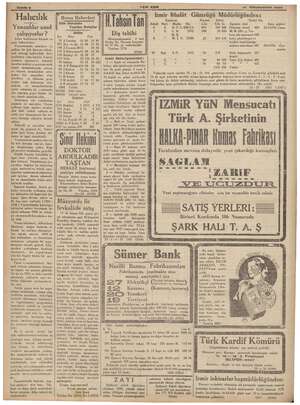   Sanite 8 YENİ ASIR e 12 Kânunuevvel 1938 | - Halıcılık E Yunanlılar nasıl çalışıyorlar ? . tina şi iktisadi ve : sıkı...