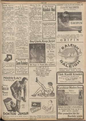    3 Nisan 1937 Fratelli Sperco | apur Acentası ROYALE NEERLANDA| KUMPANYASI e vapuru elyevm imanimızda olup Rotterdam Hambez