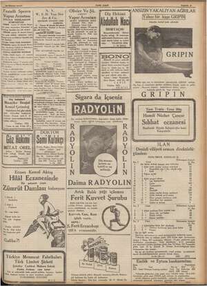    ,1O Nisan 1937 Fratelli Sperco | b Mi W. F.H. Van Der Vapur Acentası Zee & Ce Roy — DAK EVTSCHE LEVANTE LİNE KUMPANYASI ale