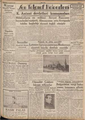    kyk RL ERA e ERE Bi cevap İnhisarlar başmü- ürlüğünün mektubu zetesi tahrir yl sen 1Z. Yeni Se gi iv kanin 2 Mayi 15, e...