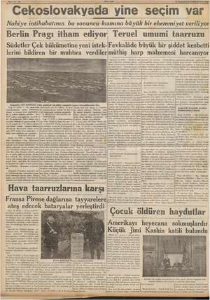    SAYA : 10 İLHAZIRAN CUMARTESİ 1938 Cekoslovakyada yine seçim var Nahiye intihabatının bu sonuncu kısmına büyük bir...