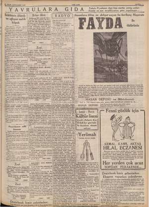  y EŞ İml AŞ EYLUL ÇARŞAMBA 1938” YAVRULARA GIDA Sahibinin ölümü- mü-İ ne ağlıyan sadık e ak ime Bazeteleri, sahibinin ölümü 3