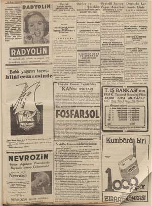    | 25 Son kânun Çarşamba 1939 rm e Umdal Olivier ve Fratelli Sini - Deutsche İni lerin kı- RABYOLİ N | ADE ee, i Şürekâsı