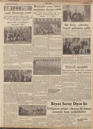    11 NİSAN SALI 1939 üçok Alsancağı yendi Pazar günkü maçlarda Ankara Gücü 1 - 4 Doğansporu Yendi. Lâcivert kırmızı takım da