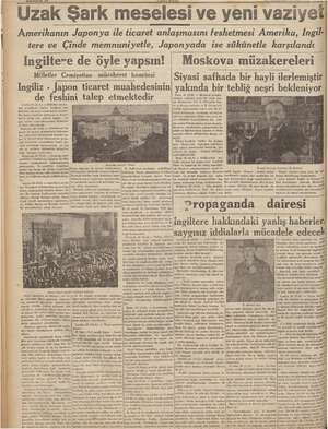    ŞAMIFIM ZU. AN Uzak Şark meselesi ve yeni vaziyet Amerikanın Japonya ile ticaret anlaşmasını feshetmesi Amerika, Ingil tere