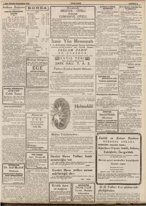    1 Son Tesrin Carsamma 1939 ali YENTASIR SAHIFE 5 SPERCO VAPUR Ankara ACENTASI DALGA UZUNLUĞU (GÜN ADRİATİKA SOSYETA ANONİMA