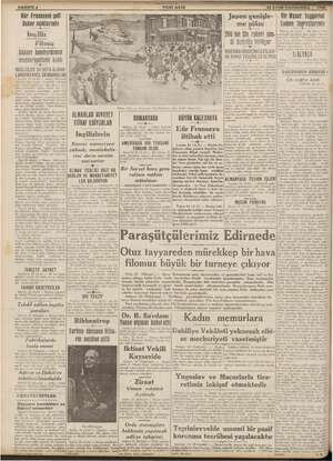     tir Fransa şefi Dakar açıklarında Bakarı bombardıman mesburiyetinde kaklı İNGİLİZLER BU DEFA ALMAN- Londra 24 (A.A) —...