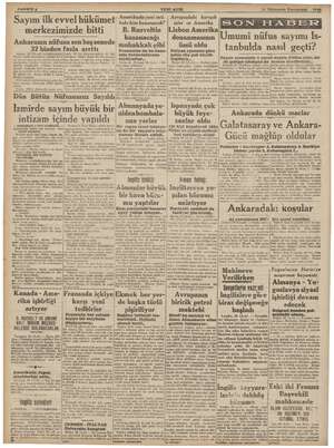    ye Me Ke ame A AŞ ” y ” ç - Kr e iğ re EMMA , ; SAMFE4 YENİ ASIR ü 21 Wiktesrin Pazartesi — 1949 Amerikada yeni inti- |...