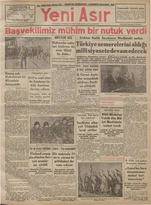    No, 10886 Kırk Altıncı Yı FİATİ (5) KURU: TEMMUZ Cumartesi 1941 4 GAZİ BULYARI İZMİR -d4 sbOsmi Atatürk . m ve müdürü « 4
