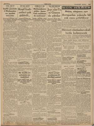      — — ANLA 10 MART SALI 1943 SIYASI VAZ.YET AFRİ"ADA VAZIYET EHEMMİYETLİ ADA UZAK DOĞU HARPLERİ —  — tsi e Gömük İnciliz ri