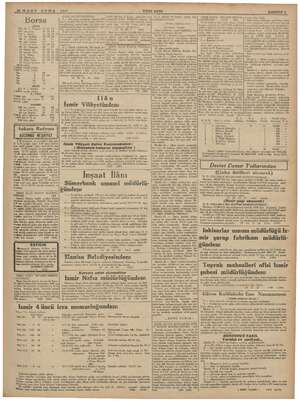    FE TEP AŞ Aş vE Peş li 20 MART CUMA 194? YENİ ASIR SAHIFE 2 Mİ aa rine bedeli 426 26 lira 4 uyakkat ii T. C. İZMİR TİCARET