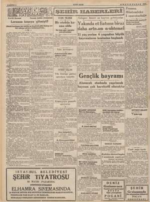    | F ğ ; j a ye ye A SAHİFE 2 . YENİ ASIR IJZMAYIS PAZAR 192. Fransız Müstemleke Laparatorluğu ——— 4 ame e ee En hararetli