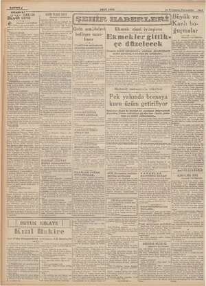  SAFİFE 4 39 Temmuz Persembe o 1942 KEL AE a besemep: KEKİLİ BU SÜVYETLERE GÖRE (Baştarafı 1 inci Sahifede) Büyisl GDIYOR ve