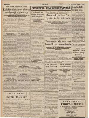          SAHİFE 3 18 AĞUSTOS SALI 1948 Doğudaki Muar ma * (Baştaraf 1 inci Sahifede) Yeni ekmek kartları ve kömür Eylülde daha