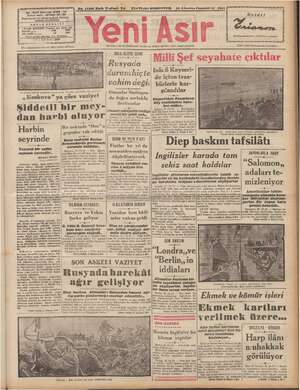 Yeni Asır Gazetesi 22 Ağustos 1942 kapağı