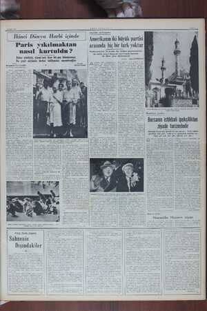   18 Mart 1050 İkinci Dünya Harbi içinde Paris yıkılmaktan nasıl kurtuldu ? Asker sıfatiyle, siyasi esir diye bir şey...