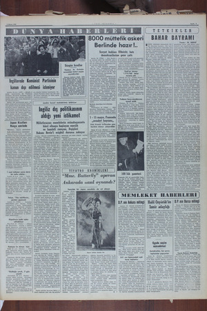   1 Mayış 1950 İngilterede Komünist Partisinin kanun dışı edilmesi isteniyor Londra, 30 ALA. (AFP) — Muhafı zakâr —...