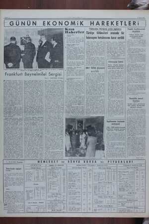   Sayfa 4 Nİ İSTAN YE 13 Ekim 1960 Frankfürt Mületlerarası Sergisindeki Mi Frankfurt 'RANKFURT Sergisinin ehemmi- yeti,...