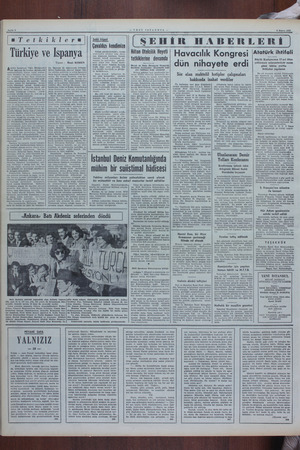   Sayfa 2 —- YENİ tsTANBUL $ Kasım 1960 ANS haberleri, Türk Hükümeti: 'nin İapanya ile normal diplamatik münasebetlerin tekrar