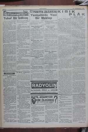    18 KANUNUSANİ — 1939 Yenişehirde Yeni Tuhaf Bir |zdıvaç Bir Mektep Bot kaldırımlı / gollardan | turalet ve sevinçü bir...