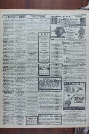    e YENİ SABANT 6 Temmaz 1910 HER PAZAR ŞEUBUKLU BAHÇESİNDE M 5e - | YURTTA SABAH| | Çese| Görmeyen gözler RTT aZ DEŞRL Bani