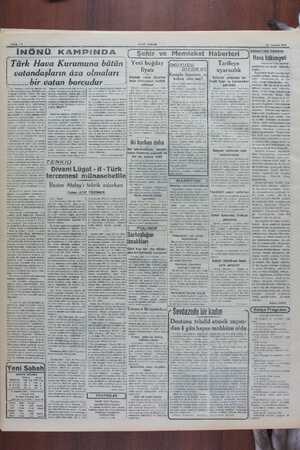    YENİ SABAN 1 gantas 1940 , İNÖNÜ KAMPINDA C Şehir ve Memleket Haberleri ) eat Türk Hava Kurumuna bütün | Yeni buğday...